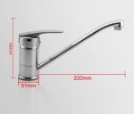 Baterie bucatarie pipa lunga, 6903, trendysanitary.ro