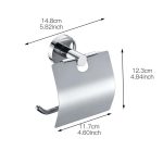 Port hartie, TRENDY S, inox lucios, 6469, trendysanitary.ro