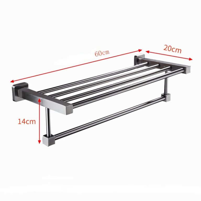 Etajere baie, Etajera depozitare prosoape fixare perete inox satinat TRENDY S, trendysanitary.ro