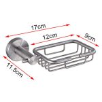 Suport sapun  inox satinat TRENDY S, 2413, trendysanitary.ro