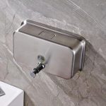 Dispenser detergent lichid  1200ml INOX SATINAT, 3683, trendysanitary.ro