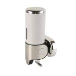 Dispenser sapun lichid actionare manuala White 500 ML, 2996, trendysanitary.ro