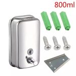 Dispenser sapun lichid 800ml croMat lucios fixare perete, 5775, trendysanitary.ro