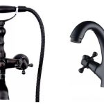 Set Două Baterii TRENDY’S – Negru Antichizat, 3326, trendysanitary.ro