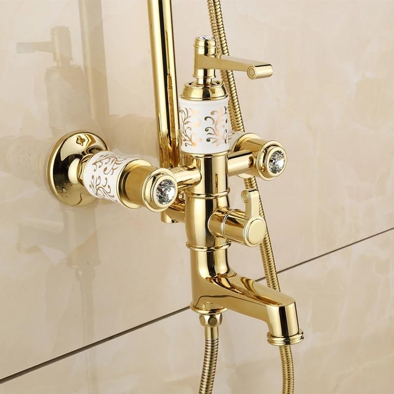 Baterie Cadă-Dus Gold TRENDY S (2) Baterie Cadă-Dus Gold TRENDY’S, 1061, trendysanitary.ro