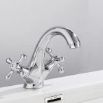 Baterie Lavoar TRENDY’S– Montaj pe Chiuvetă, Crom Lucios, Cartușe Ceramice, 8671, trendysanitary.ro