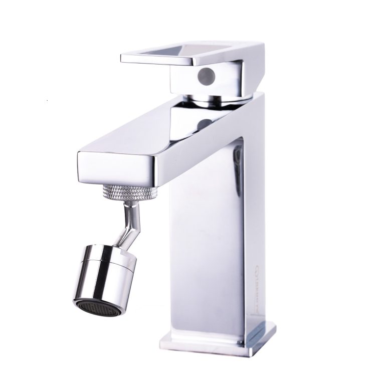 Baterie bideu TRENDY’S, design rectangular, crom lucios, 7962, trendysanitary.ro
