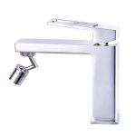 Baterie bideu TRENDY’S, design rectangular, crom lucios, 7337, trendysanitary.ro