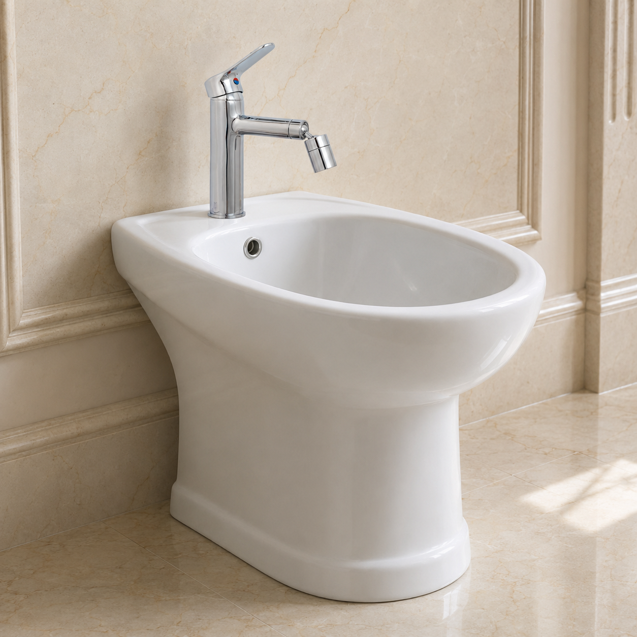 Baterie bideu, crom lucios TRENDY’S, 8747, trendysanitary.ro