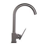 Baterie bucatarie TRENDY’S, tip lebada, gri, 8726, trendysanitary.ro