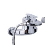 Baterie Cada TRENDY’S, Tip Cascadă + Set de Duș cu Bară, Crom Lucios, 8631, trendysanitary.ro