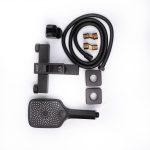 Baterie cadaTRENDY’S, slim design rectangular, negru, 6587, trendysanitary.ro