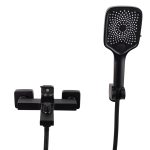 Baterie cadaTRENDY’S, slim design rectangular, negru, 9962, trendysanitary.ro