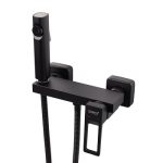 Baterie Duș TRENDY’S, Slim Design Rectangular, Negru, 7707, trendysanitary.ro