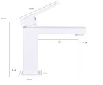 Baterie lavoar TRENDY’S, design rectangular, alb, 5428, trendysanitary.ro