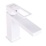 Baterie lavoar TRENDY’S, design rectangular, alb, 7670, trendysanitary.ro