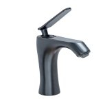 Baterie lavoar montare chiuvetă baie aspect negru antichizat TRENDY S, 5904, trendysanitary.ro