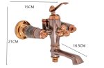 Coloana de Duș TRENDY S Jade Rose-Gold cu Trei Funcții, 3670, trendysanitary.ro