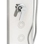 Panou de dus cu hidromasaj TRENDY’S, inox 5 functii digital cu led, 7979, trendysanitary.ro