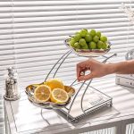 Tava fructe TRENDY’S, cu doua nivele, 20 X 20 CM, 5836, trendysanitary.ro