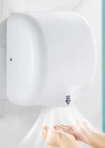 Uscator senzor maini 1800w uscare 10 secunde TRENDY S metalic alb, 1939, trendysanitary.ro