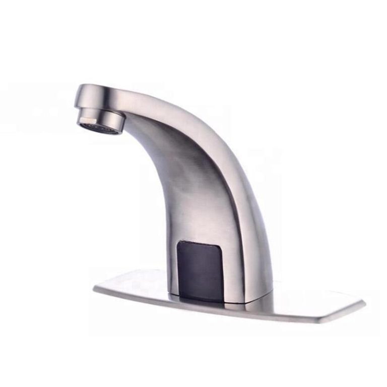 Baterie lavoar senzor inox satinat, 1680, trendysanitary.ro