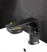 Baterie lavoar baie negru antichizat, 2154, trendysanitary.ro