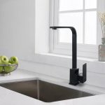 Baterie bucatarie style negru mat, 8408, trendysanitary.ro