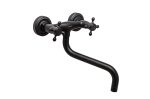Baterie bucătărie prindere perete – Pipă lungă, mobilă, negru antichizat, 5046, trendysanitary.ro