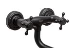 Baterie bucătărie prindere perete – Pipă lungă, mobilă, negru antichizat, 8400, trendysanitary.ro
