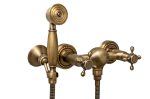 Baterie Duș Montaj Pe Perete – Bronz Antichizat, 6759, trendysanitary.ro