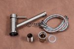 Baterie bucatarie pipa lunga mobila inox satinat, 6618, trendysanitary.ro