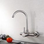 Baterie bucatarie prindere perete pipa lebada mobila inox satinat, 7991, trendysanitary.ro