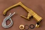 Baterie lebada, montare chiuveta bucatarie, bronz antichizat, 4227, trendysanitary.ro