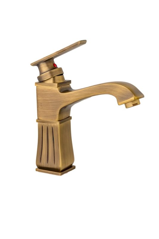 Baterii chiuveta baie, Baterie lavoar montare chiuveta baie bronz antichizat, trendysanitary.ro