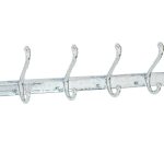 Cuier baie ,cu sase brate , cromat lucios , cu broderie, 4448, trendysanitary.ro