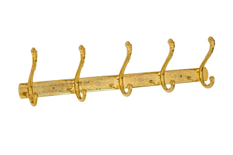 Cuier baie ,cu cinci brate ,gold, 8211, trendysanitary.ro
