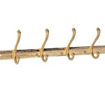 Cuier baie ,cu sase brate , gold, 1283, trendysanitary.ro