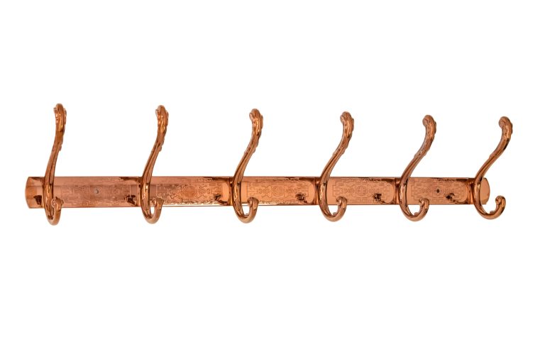 Cuier baie , cu sase  brate  , rose, 1475, trendysanitary.ro