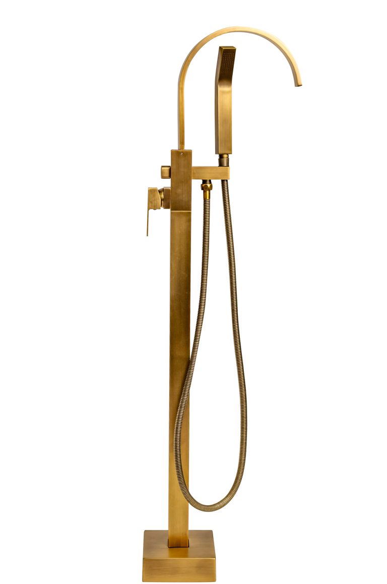 Baterii Sanitare Moderne, Baterie cada frestandingg , bronz antichizat, trendysanitary.ro