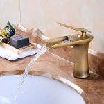 Baterie lavoar , tip cascada, bronz antichizat, 6115, trendysanitary.ro