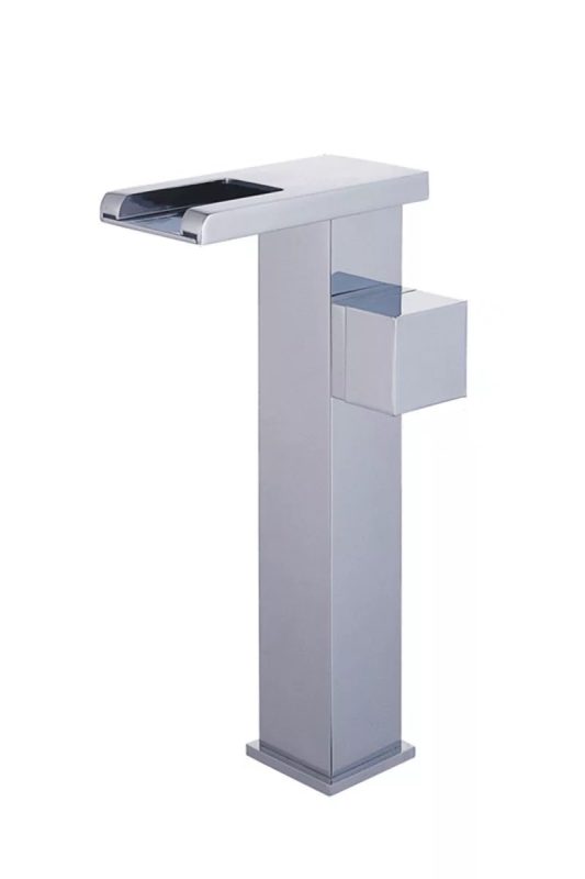 Baterii chiuveta baie, Baterie lavoar, montare pe balt , tip cascada , cu led TRENDY S, trendysanitary.ro