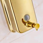 Dispenser sapun lichid , gold , capacitate 800ml, 8369, trendysanitary.ro