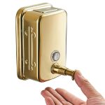 Dispenser sapun lichid , gold , capacitate 800ml, 9243, trendysanitary.ro