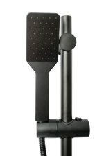 Baterie cada prindere perete, cu set de dus cu bara , negru antichizat, 8076, trendysanitary.ro