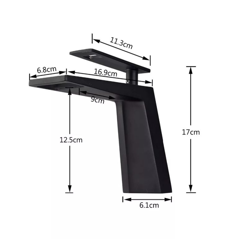 Baterii chiuveta baie, Baterie lavoar, montare chiuveta baie , negru mat, trendysanitary.ro