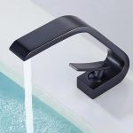 Baterie lavoar, TRENDY S,montare chiuveta baie,negru mat., 7716, trendysanitary.ro