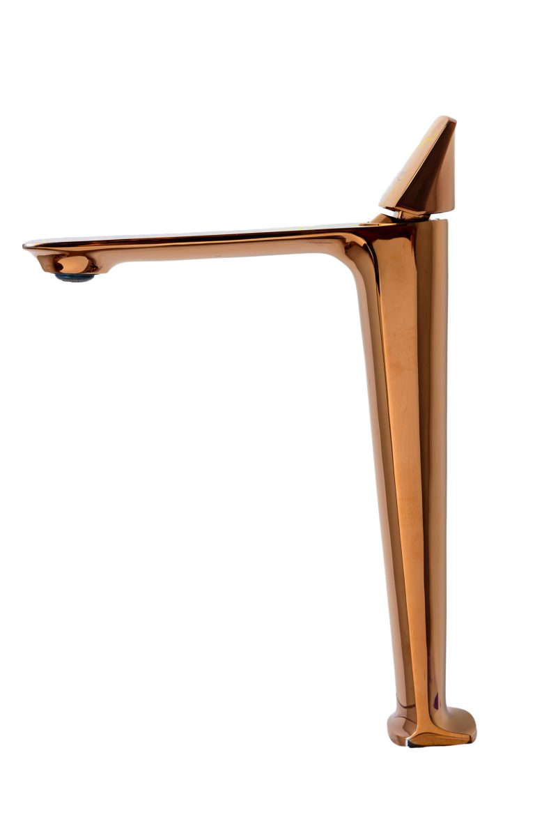 Baterii chiuveta baie, Baterie lavoar, TRENDY’S,montare pe blat,langa lavoar rose-gold, trendysanitary.ro