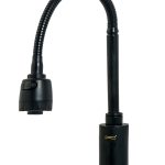 Baterie bucatarie cu senzor , pipa flexibila , perlator doua functii, negru mat, 6889, trendysanitary.ro