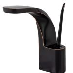 Baterie lavoar ,  TRENDY S, montare chiuveta baie , negru antichizat, 8790, trendysanitary.ro